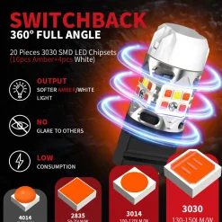 Fit for 2020-2022 Ford Chassis Cab F-350/450/550 The Brightest LED Bulbs Upgrade