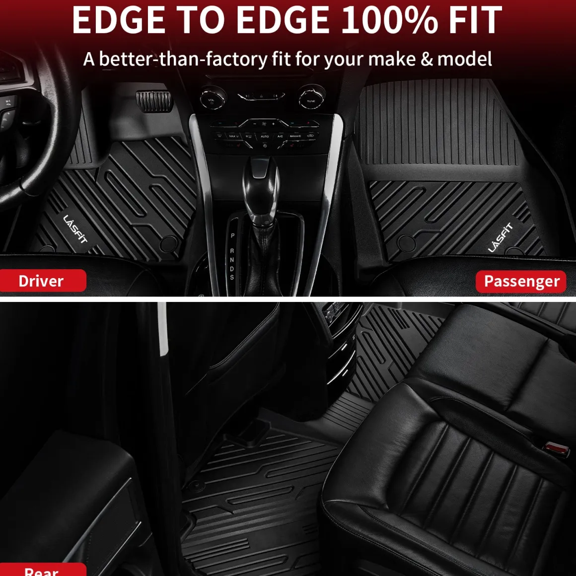 Fit for 2015-2024 Ford Edge & Edge ST Floor Mats or Seatback & Cargo Mats