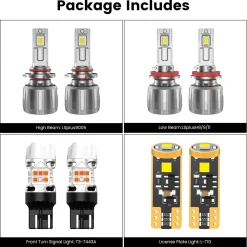 Fit for 2015-2018 Ford Edge The Brightest LED Bulbs Upgrade | Tested and Verified