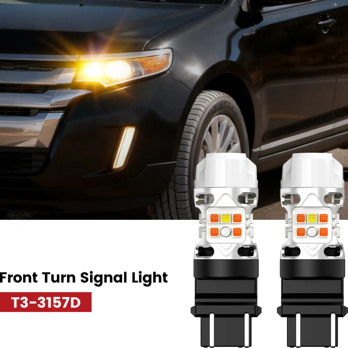 Fit for 2011-2014 Ford Edge The Brightest LED Bulbs Upgrade | Tested and Verified