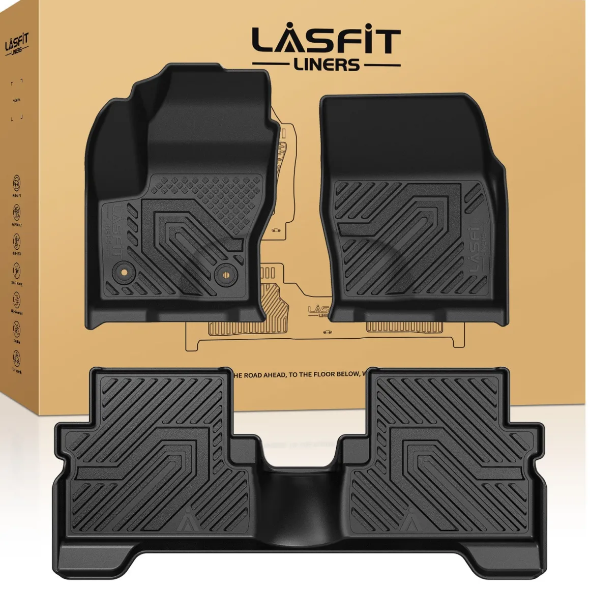 Fit for 2013-2019 Ford Escape Floor Mats / Cargo Mat
