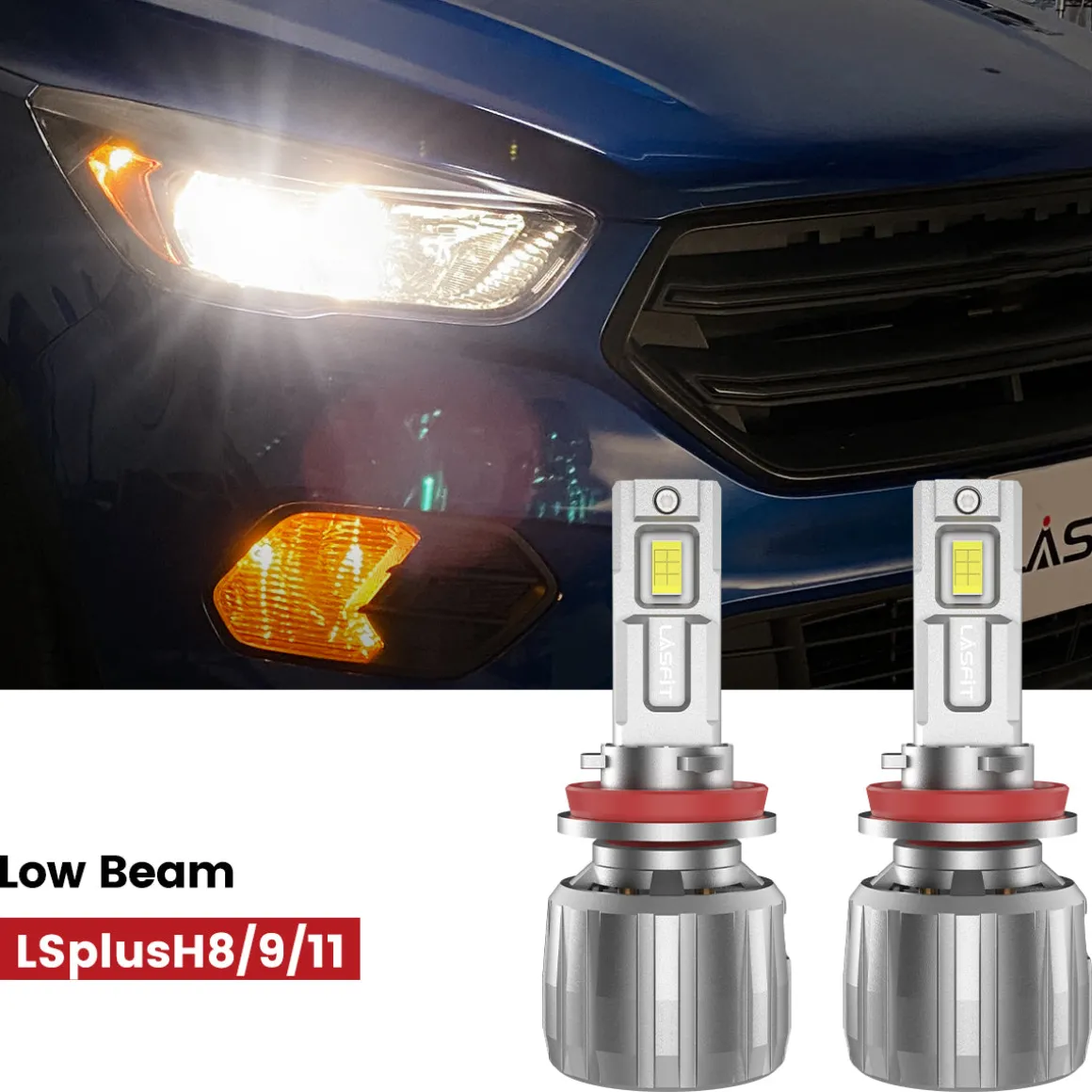 Fit for 2017-2018 Ford Escape The Brightest LED Bulbs Upgrade | Tested and Verified