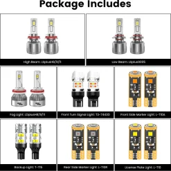 Fit for 2019 Ford Escape The Brightest LED Bulbs Upgrade | Tested and Verified