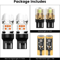 Fit for 2020-2022 Ford Escape The Brightest LED Bulbs Upgrade | Tested and Verified