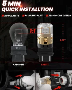 Fit for 2024-2025 Ford E-Transit LED Bulbs Upgrade | Tested and Verified