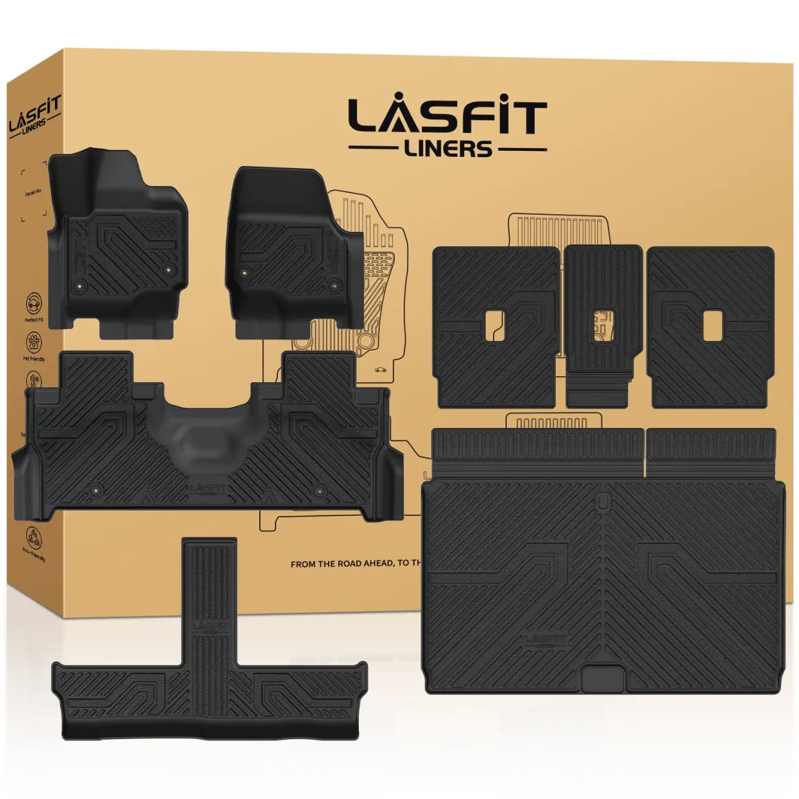 Fit for 2024-2026 Ford Expedition / Expedition Max Floor Mats or Seatback & Cargo Mats