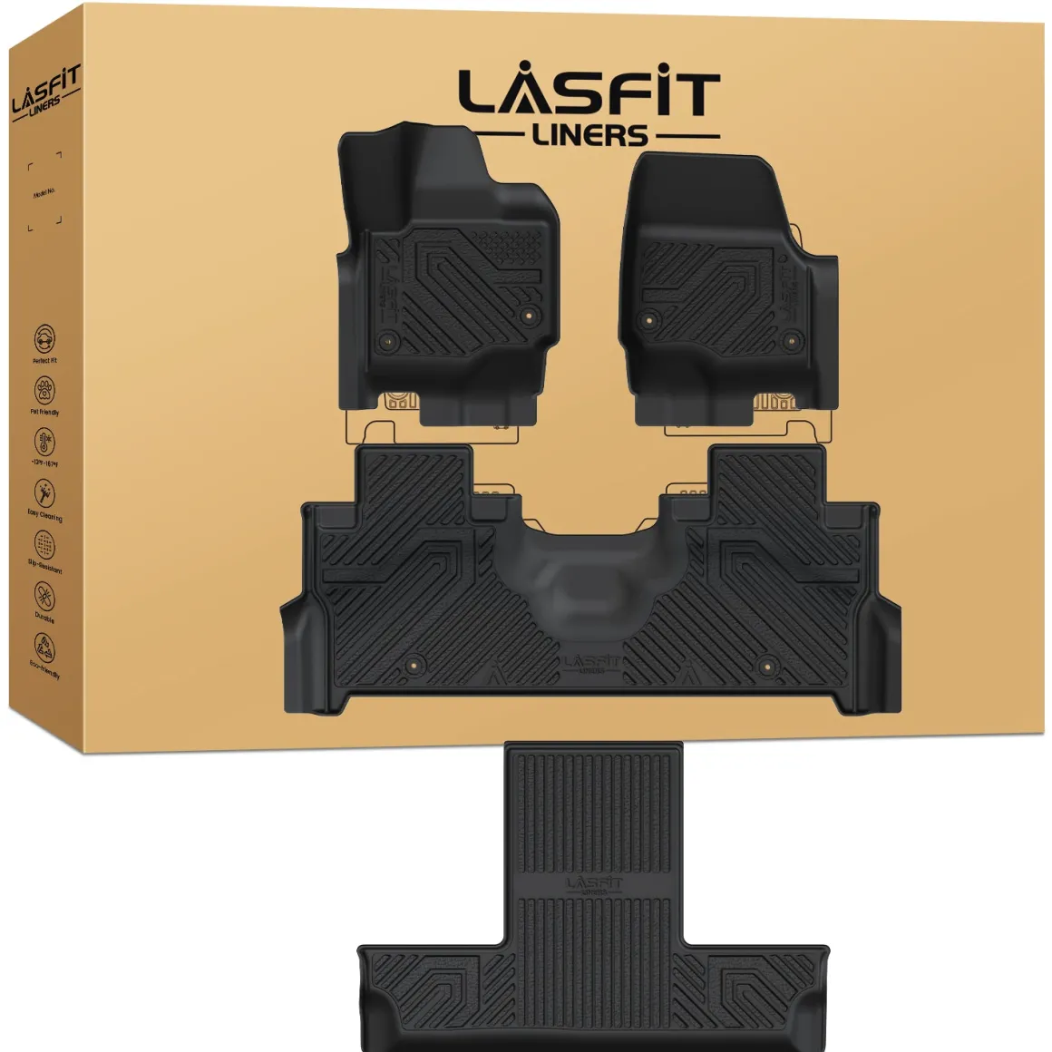 Fit for 2024-2026 Ford Expedition / Expedition Max Floor Mats or Seatback & Cargo Mats