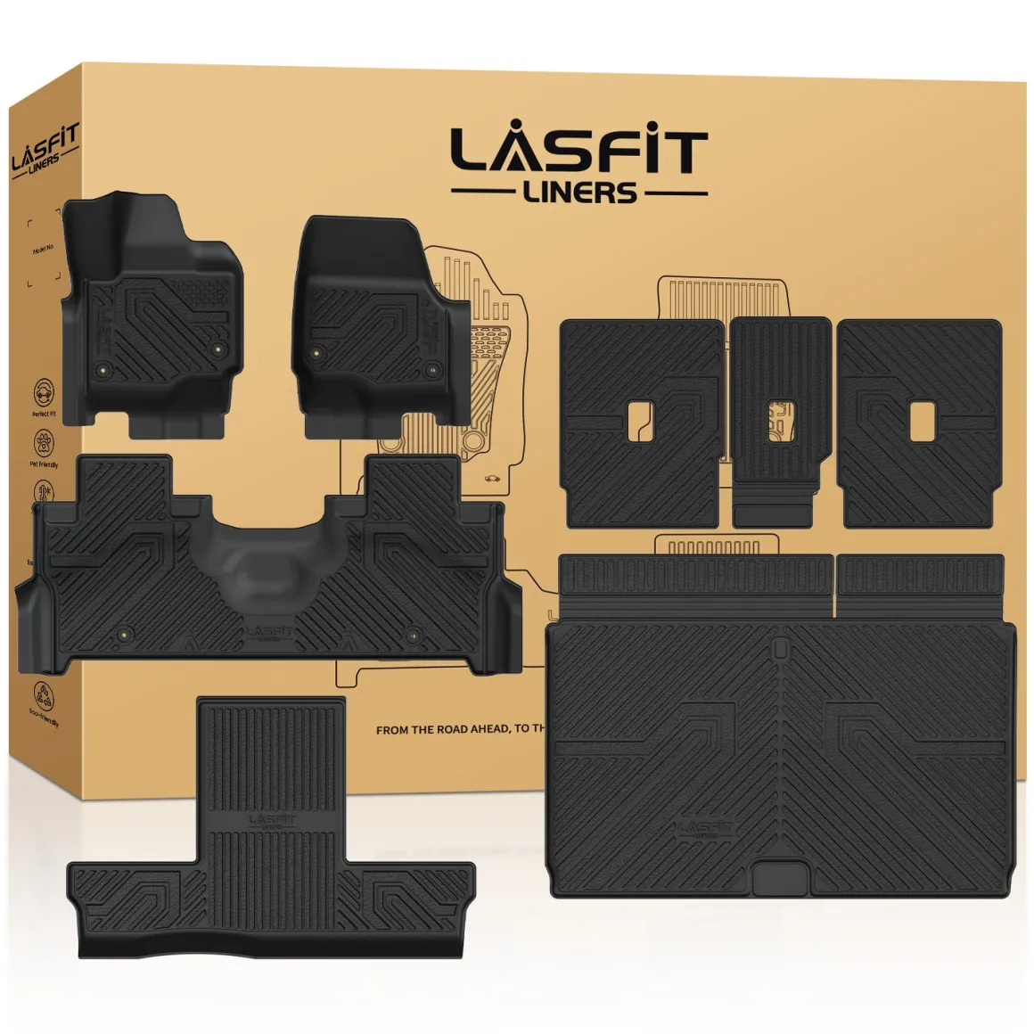 Fit for 2024-2026 Ford Expedition / Expedition Max Floor Mats or Seatback & Cargo Mats