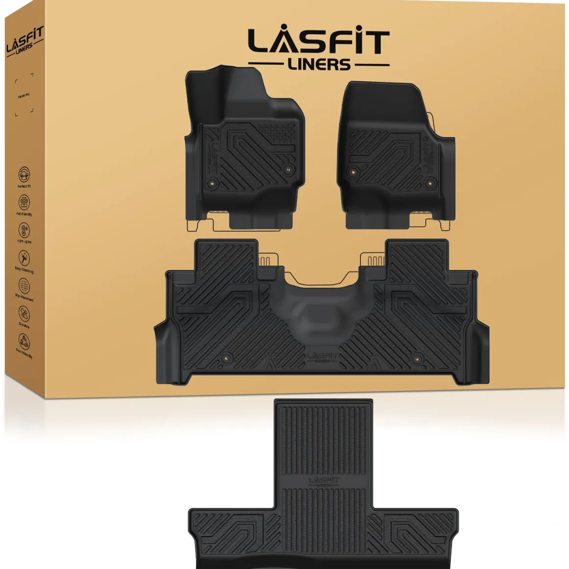 Fit for 2024-2026 Ford Expedition / Expedition Max Floor Mats or Seatback & Cargo Mats