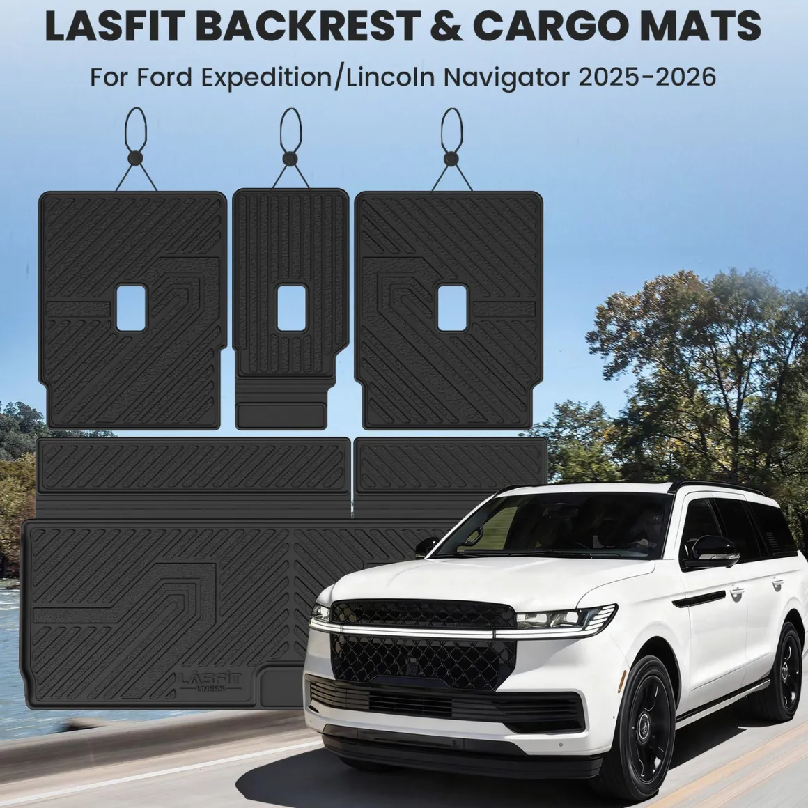 Fit for 2024-2026 Ford Expedition / Expedition Max Floor Mats or Seatback & Cargo Mats