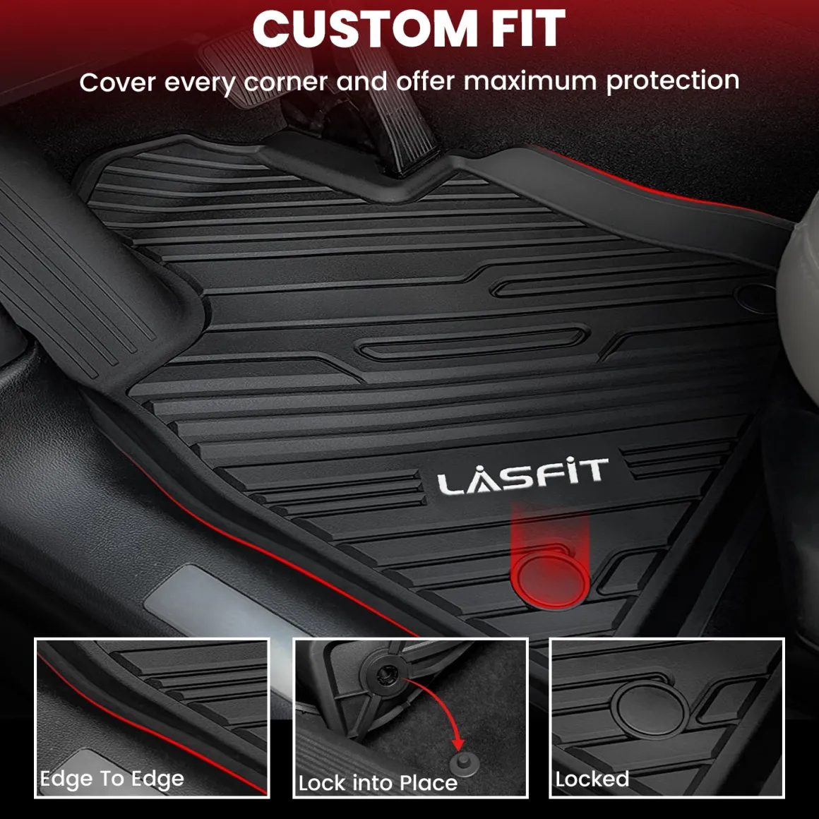 Fit for 2020-2026 Ford Explorer Floor Mats or Seatback & Cargo Mats