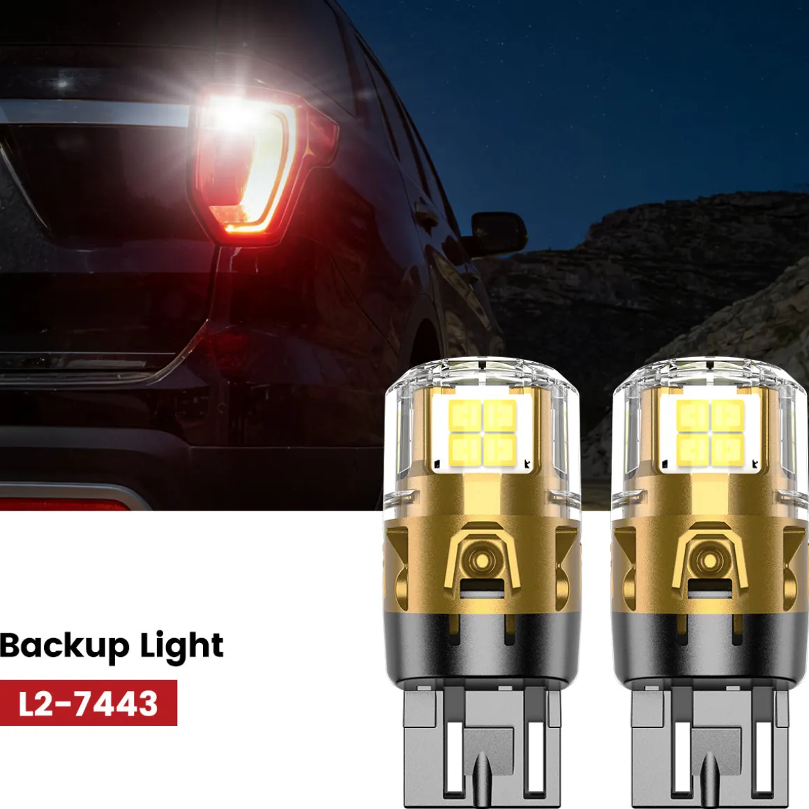 Fit for 2016-2019 Ford Explorer The Brightest LED Bulbs Upgrade