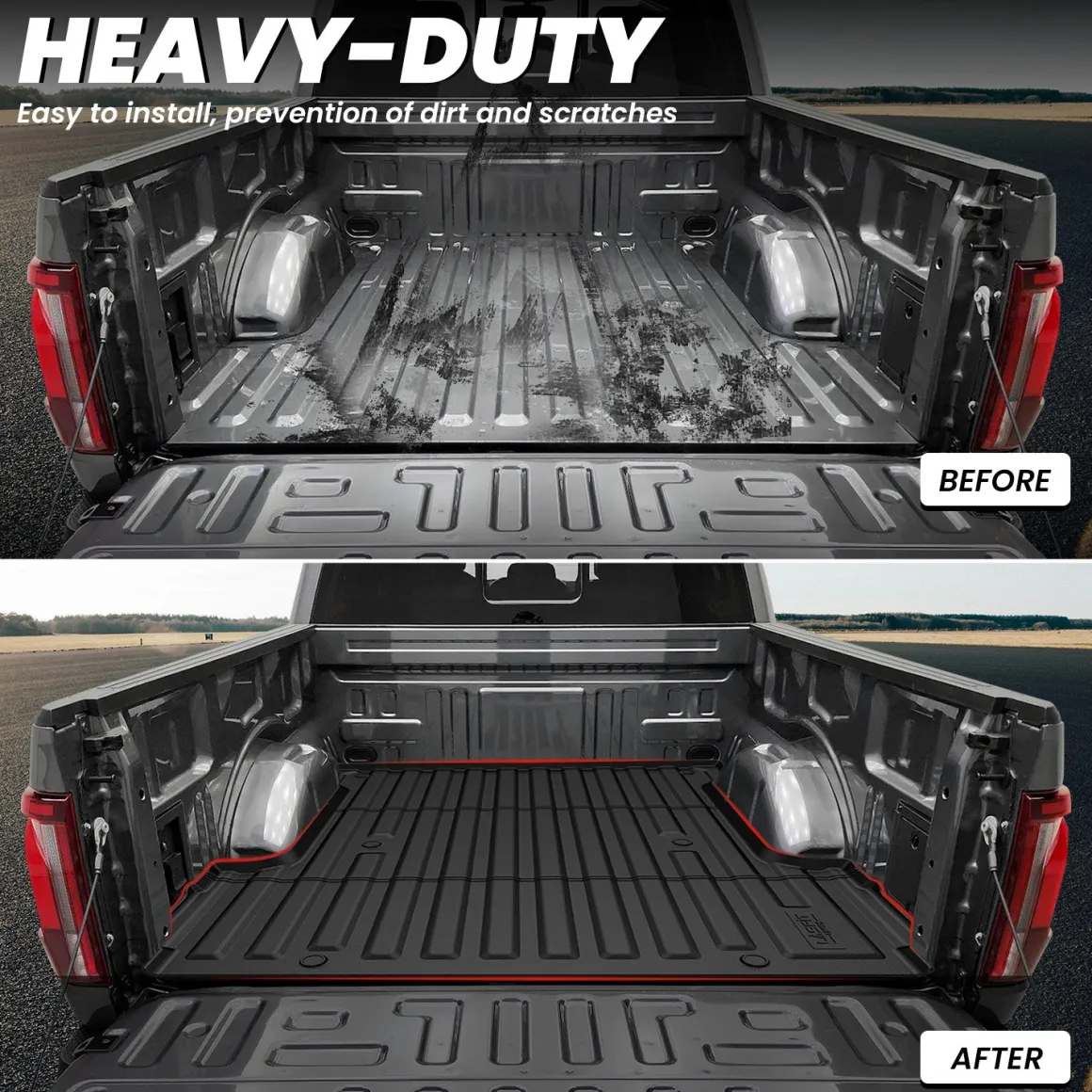 Fit for 2024-2026 Ford F-150 Bed Mat & Tailgate Mat, Including F-150 Lightning