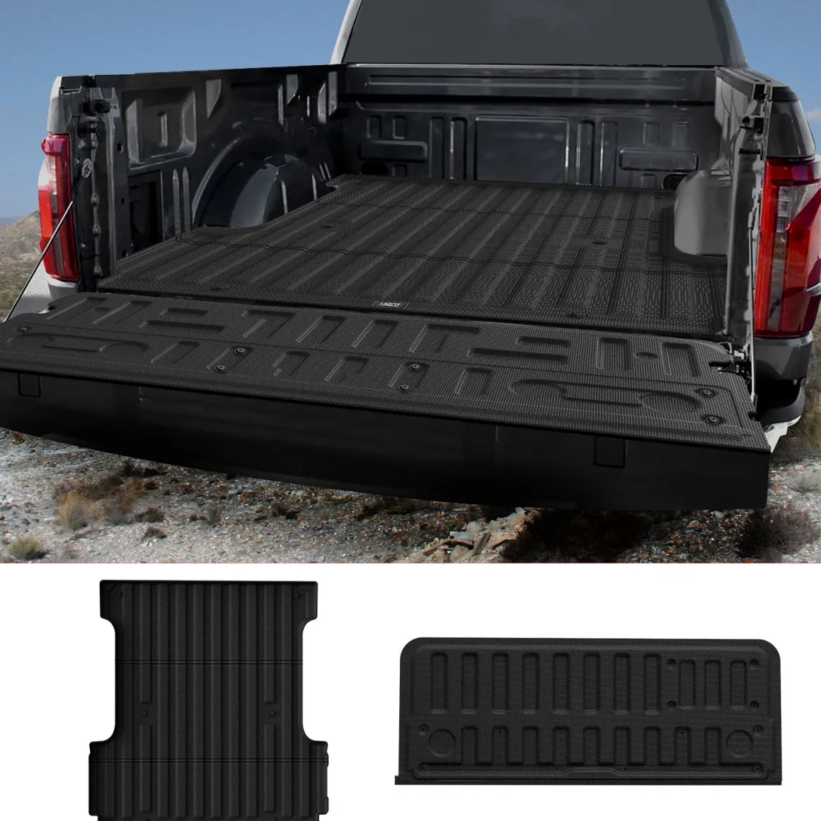 Fit for 2024-2026 Ford F-150 Bed Mat & Tailgate Mat, Including F-150 Lightning