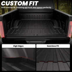 Fit for 2017-2026 Ford F-250 F-350 F-450 F-550 Super Duty Bed Mat or Tailgate Mat, Not Fit Drop-in liners