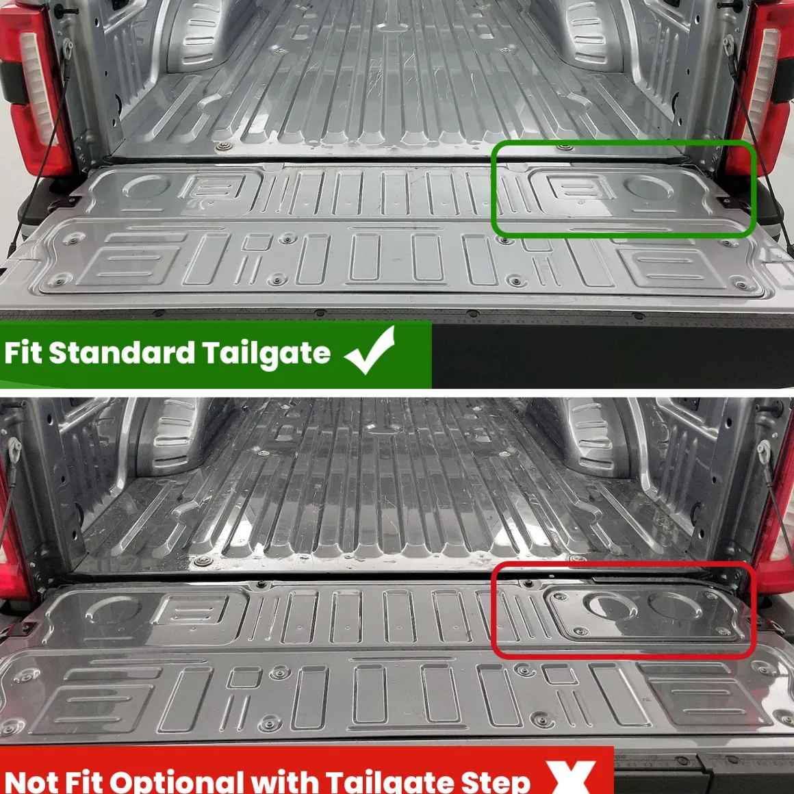 Fit for 2017-2026 Ford F-250 F-350 F-450 F-550 Super Duty Bed Mat or Tailgate Mat, Not Fit Drop-in liners