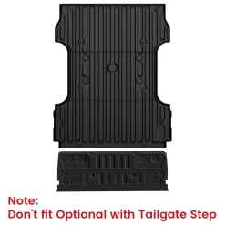 Fit for 2017-2026 Ford F-250 F-350 F-450 F-550 Super Duty Bed Mat or Tailgate Mat, Not Fit Drop-in liners