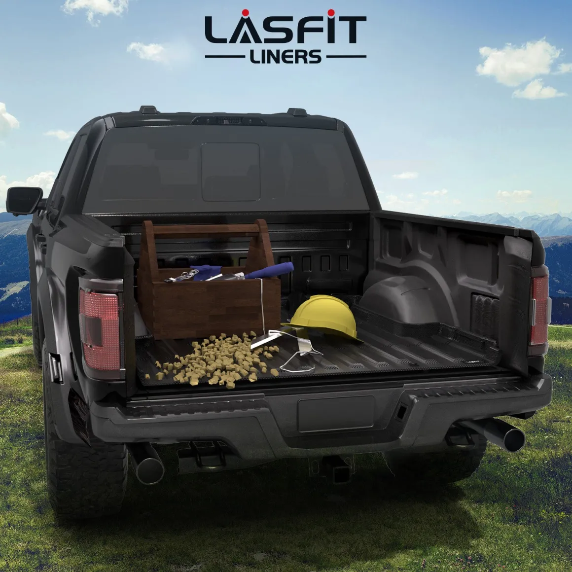 Fit for 2021-2023 Ford F-150 & F-150 Lightning Truck Bed Mat or Tailgate Mat, Not Fit Drop-in Liners