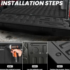 Fit for 2024-2026 Ford F-150 & Ford F-150 Lightning Truck Bed Mat or Tailgate Mat, Not Fit Drop-in liners