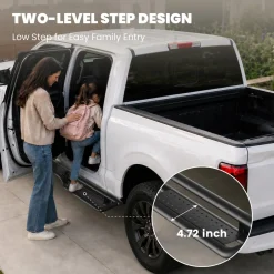 Fit for 2017-2026 Ford F-250 F-350 Running Boards Side Steps, Fit Crew Cab ONLY