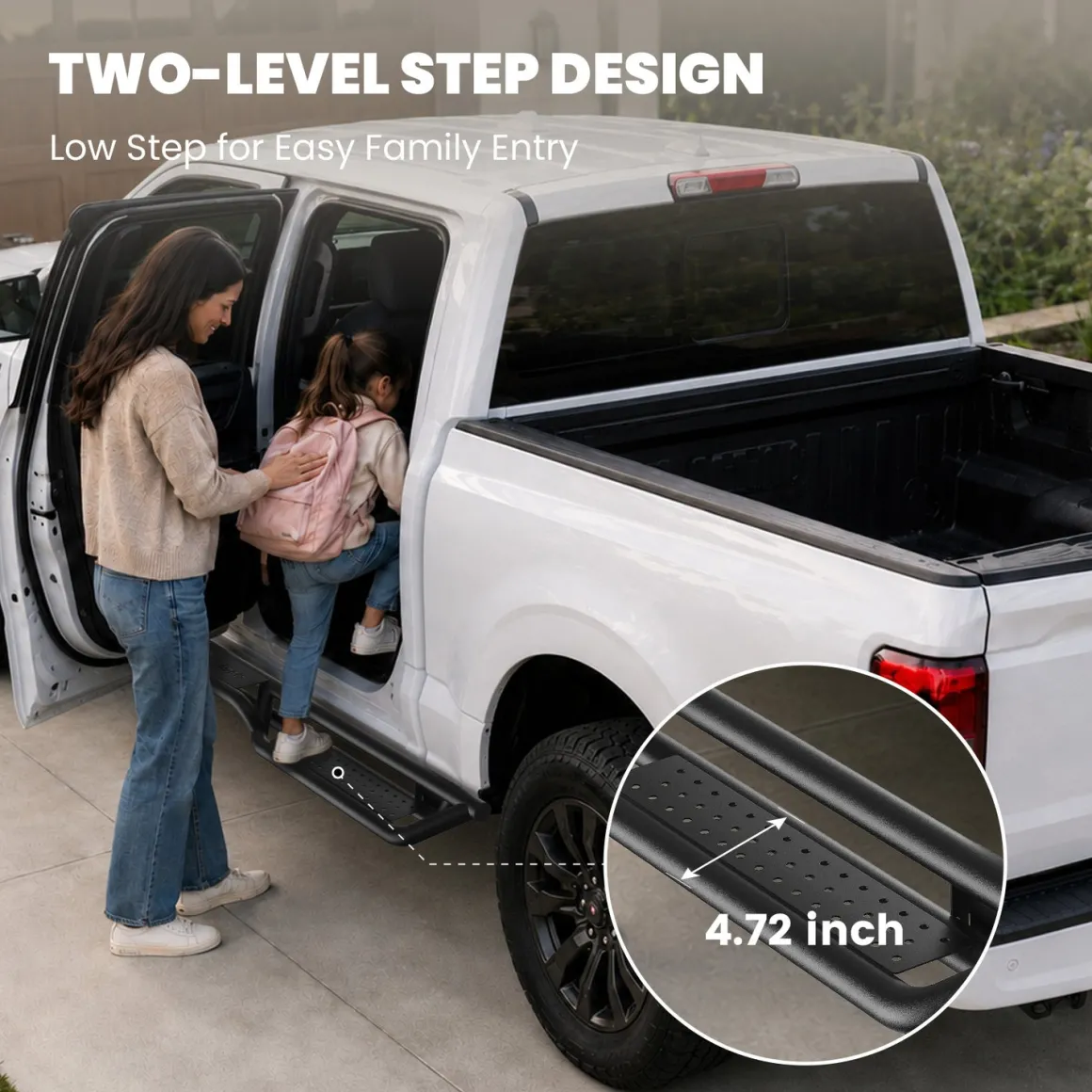 Fit for 2017-2026 Ford F-250 F-350 Running Boards Side Steps, Fit Crew Cab ONLY