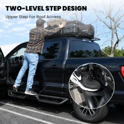 Fit for 2017-2026 Ford F-250 F-350 Running Boards Side Steps, Fit Crew Cab ONLY