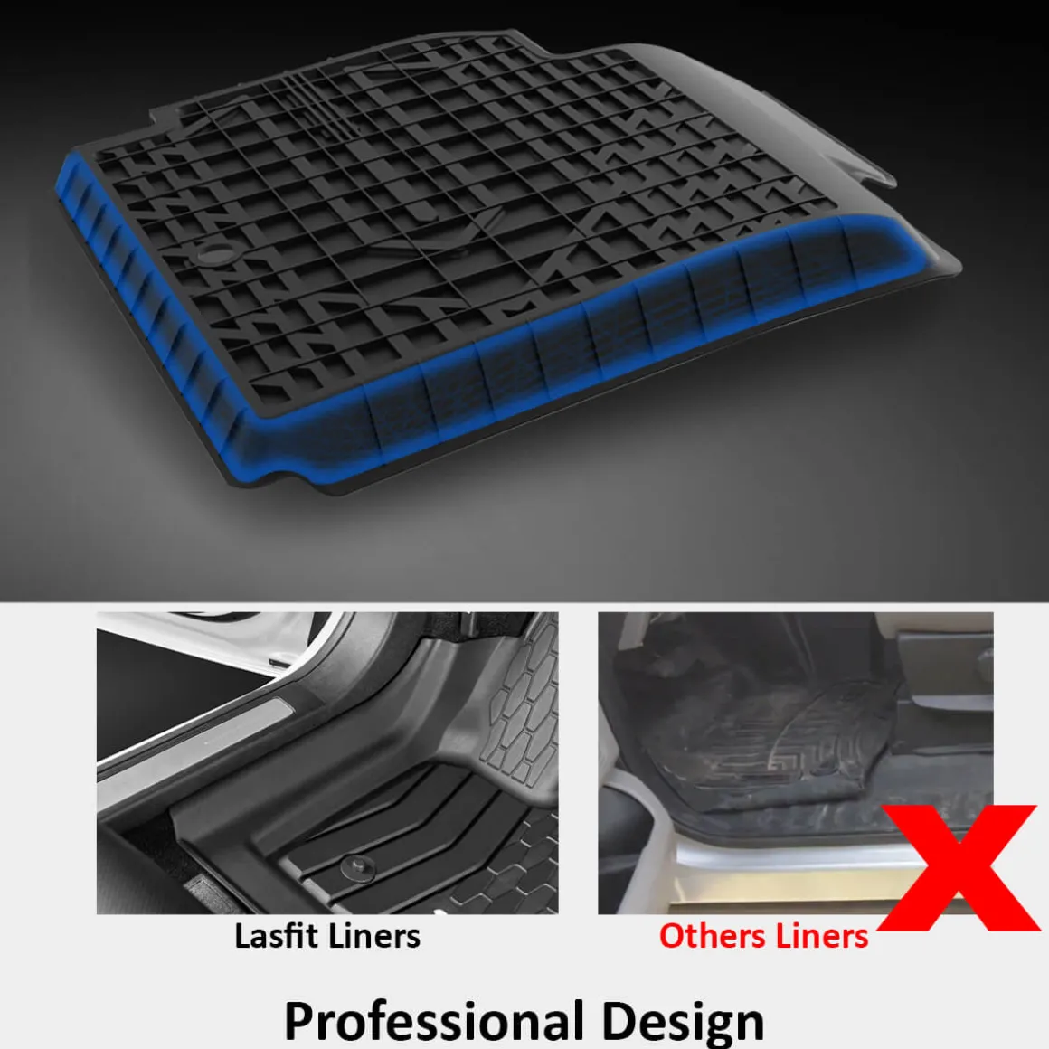Fit for 2017-2020 Ford Fusion Custom Floor Mats or Cargo Mat,
