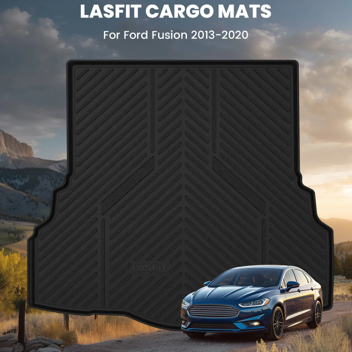 Fit for 2017-2020 Ford Fusion Custom Floor Mats or Cargo Mat,