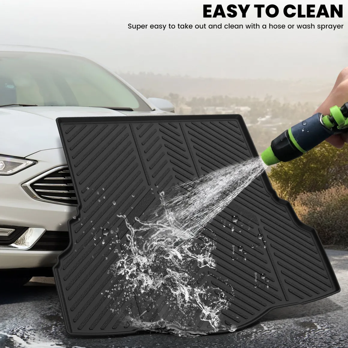 Fit for 2017-2020 Ford Fusion Custom Floor Mats or Cargo Mat,