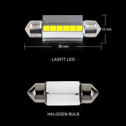 Fit for 2007-2011 Ford Fusion Custom H7 LED Bulbs Exterior Interior Light Plug and Play