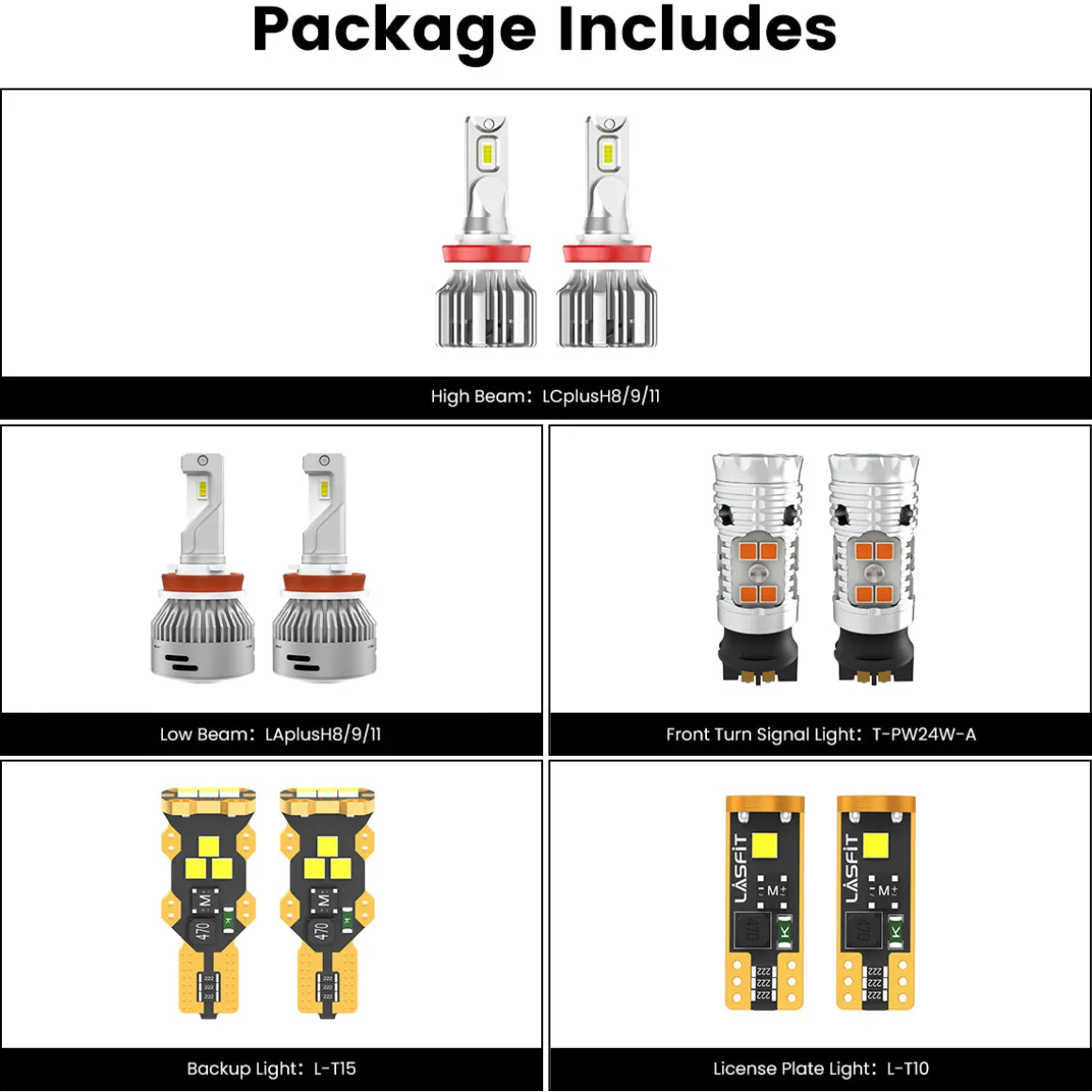 Fit for 2017-2020 Ford Fusion LED Bulbs Upgrade