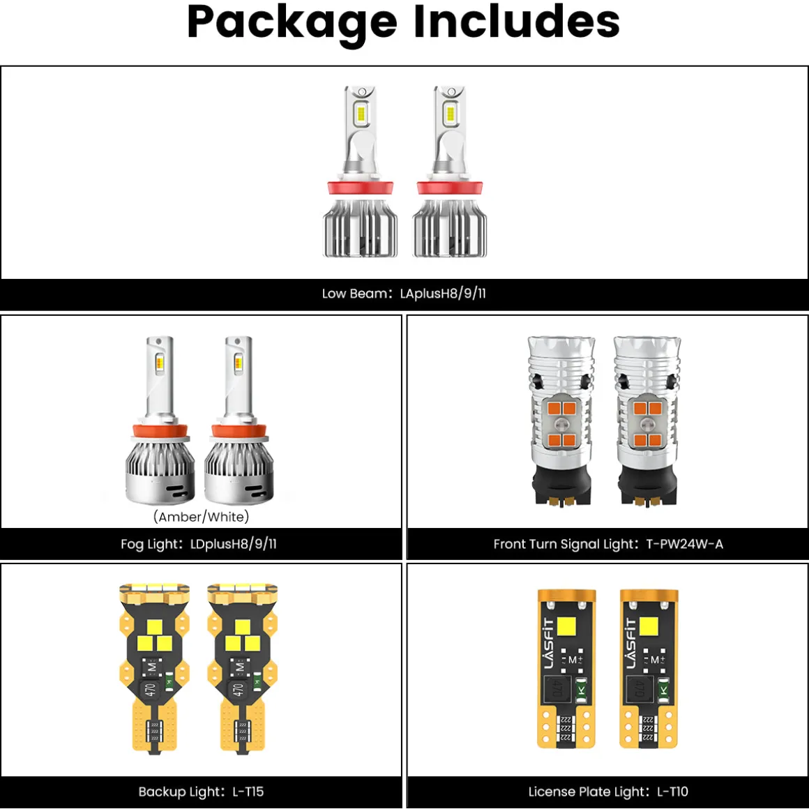 Fit for 2017-2020 Ford Fusion LED Bulbs Upgrade