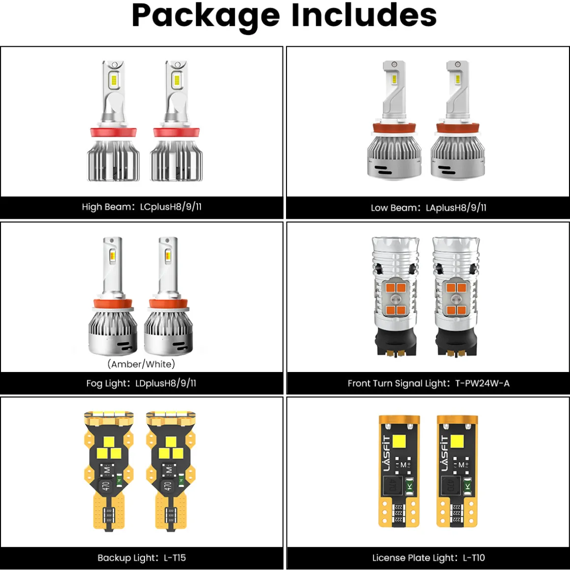 Fit for 2017-2020 Ford Fusion LED Bulbs Upgrade