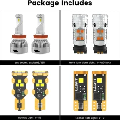 Fit for 2017-2020 Ford Fusion LED Bulbs Upgrade