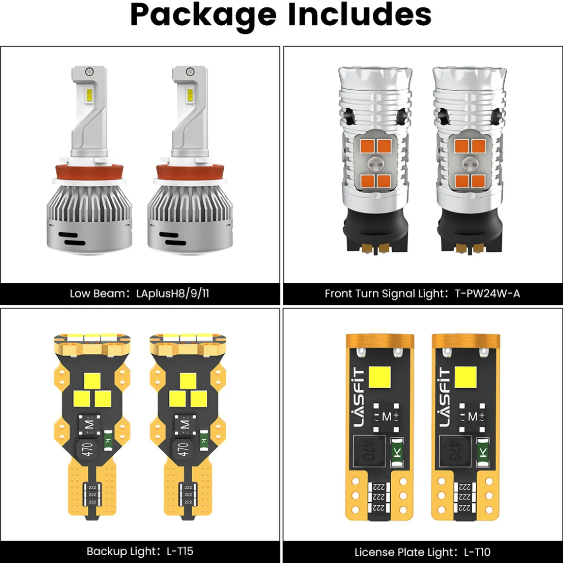 Fit for 2017-2020 Ford Fusion LED Bulbs Upgrade