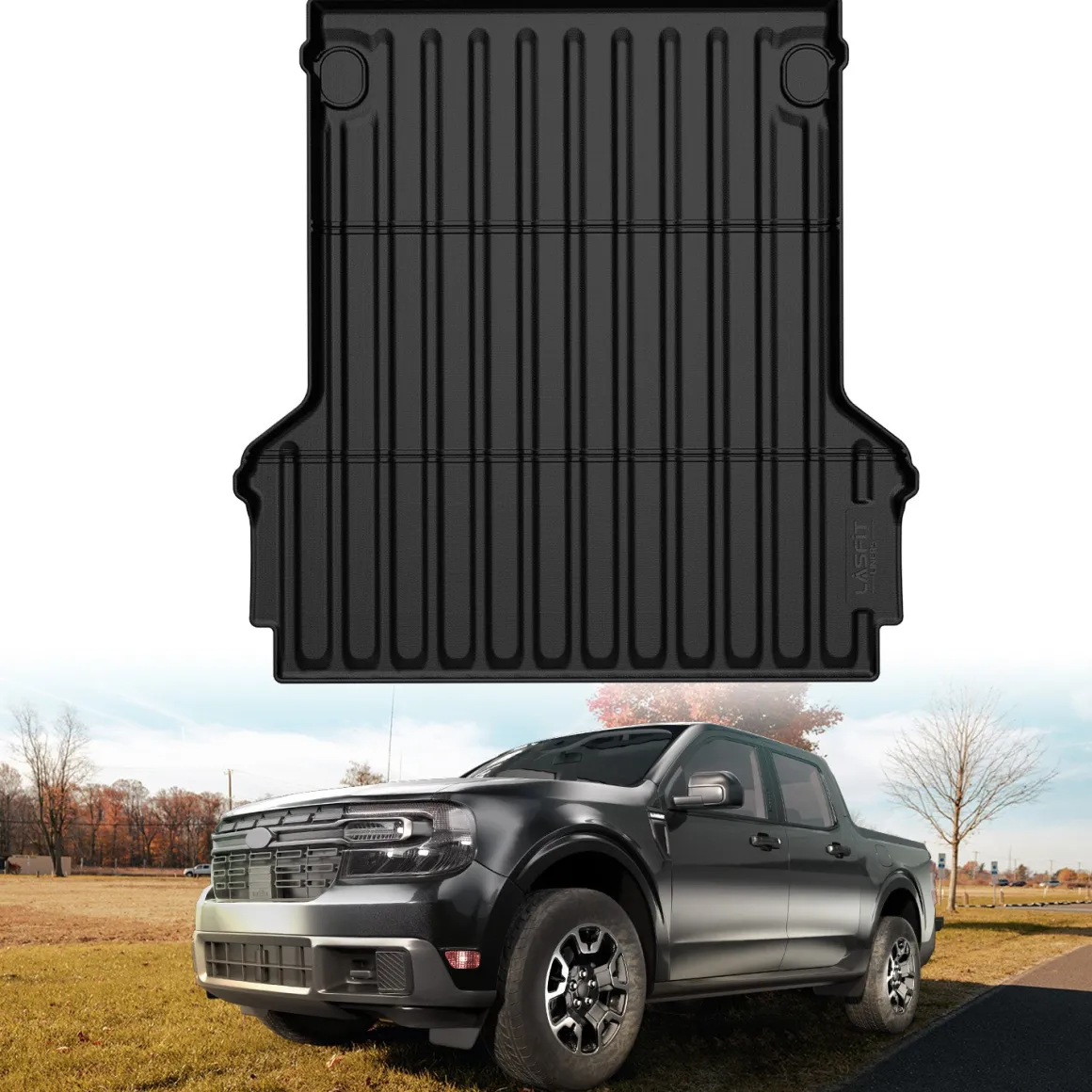 Fit for 2022-2026 Ford Maverick 4.5FT(54.4" ) Heavy Duty Truck Bed Mat or Tailgate Mat, Not Fit Drop-in liners