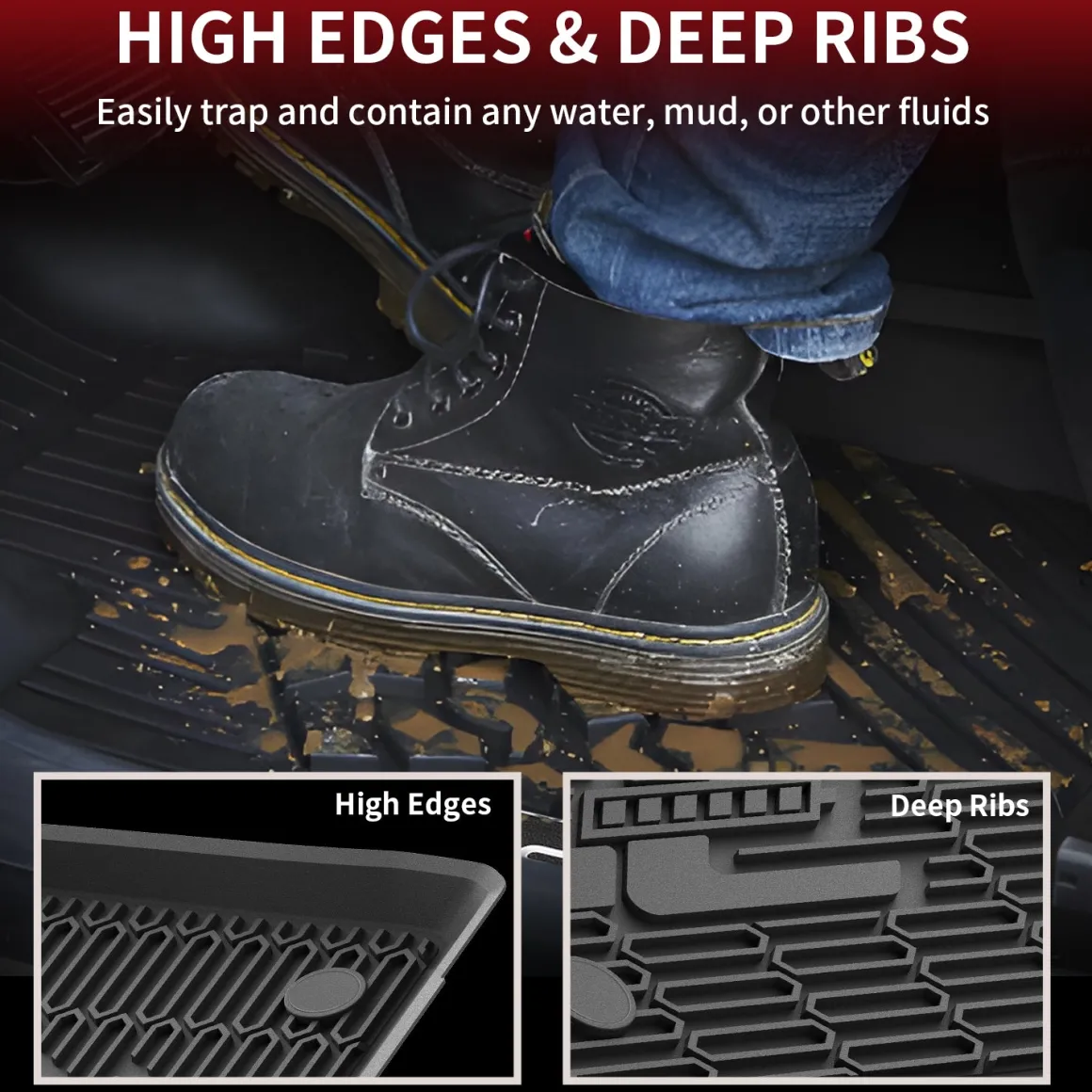 Fit for 2021-2026 Ford Mustang Mach-E Floor Mats or Cargo Mat
