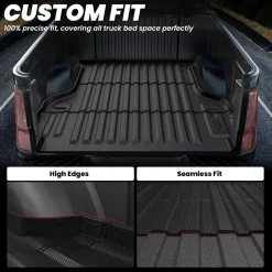Fit for 2019-2023 Ford Ranger Custom Bed Mat or Tailgate Mat, Not Fit Drop-in liners