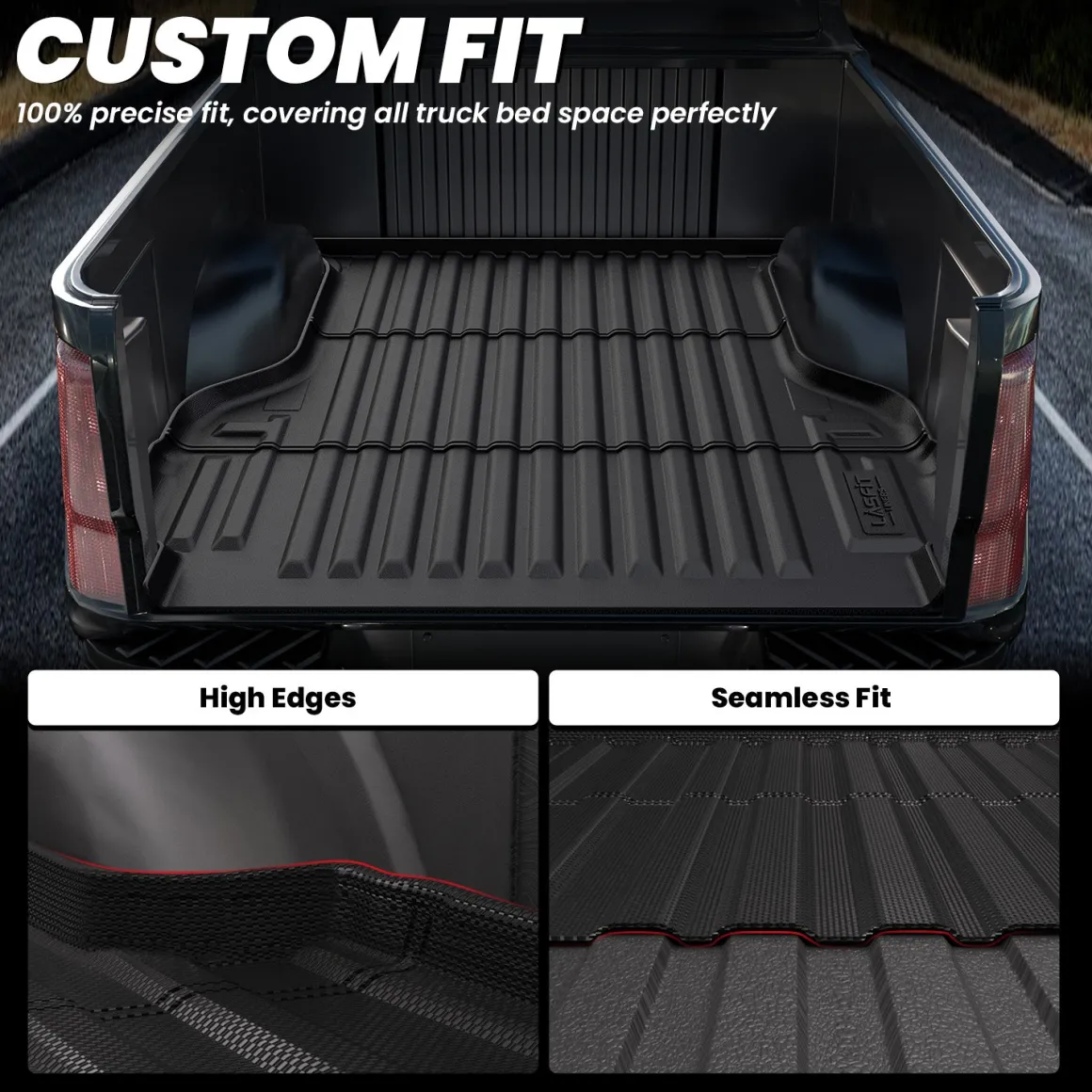 Fit for 2019-2023 Ford Ranger Custom Bed Mat or Tailgate Mat, Not Fit Drop-in liners