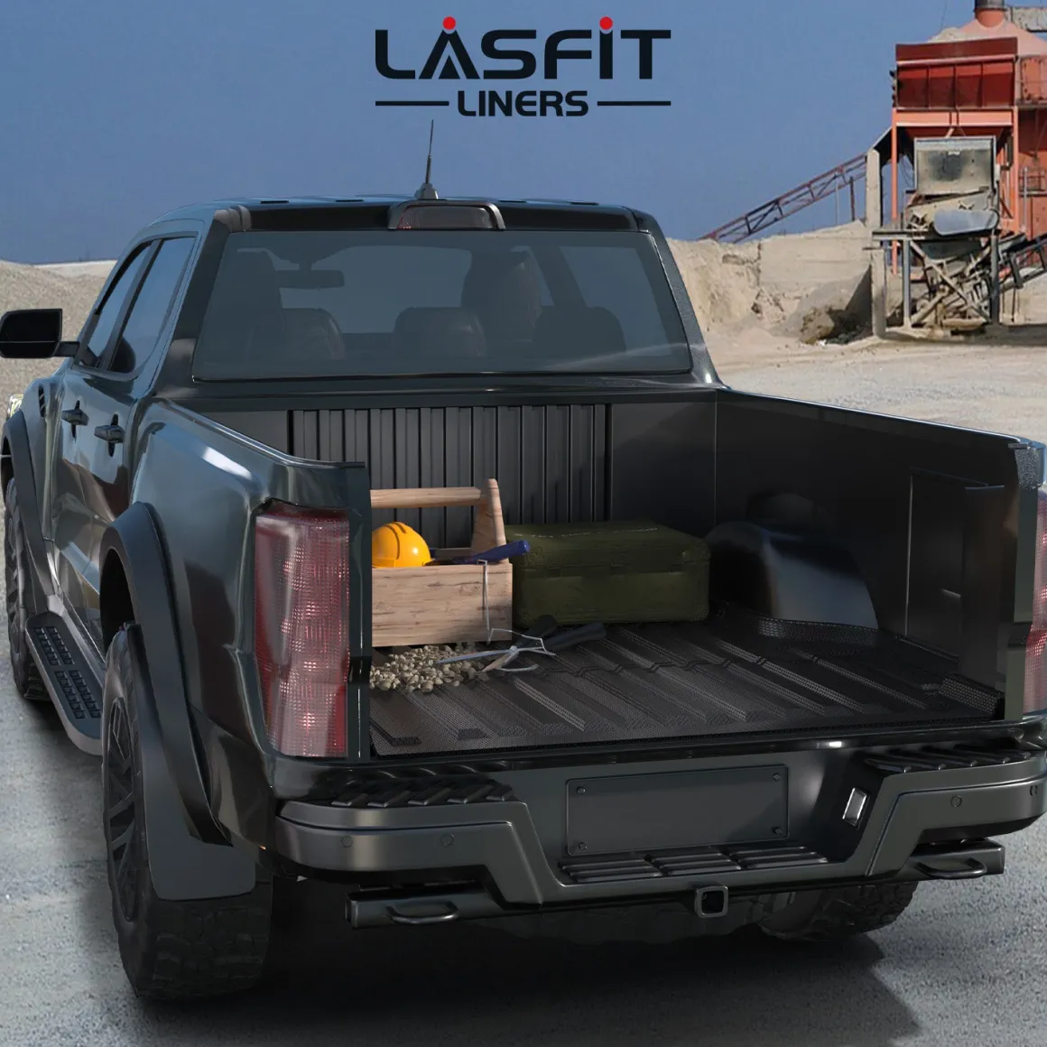 Fit for 2019-2023 Ford Ranger Custom Bed Mat or Tailgate Mat, Not Fit Drop-in liners