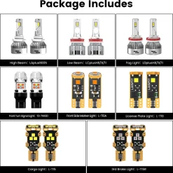 Fit for 2019-2023 Ford Ranger LED Bulbs Upgrade | Tested and Verified