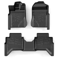 Fit for 2024-2026 Ford Ranger TPE Floor Mats, Fit Carpet Floor Only