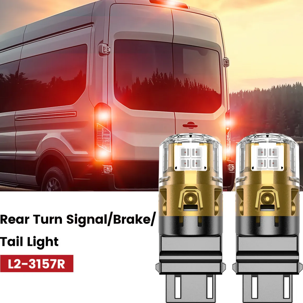 Fit for 2015-2025 Ford Transit-150/250/350 The Brightest LED Bulbs Upgrade | Tested and Verified