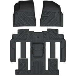 Fit for 2007-2016 GMC Acadia Floor Mats, Fit 2nd Row Bucket Seating Only