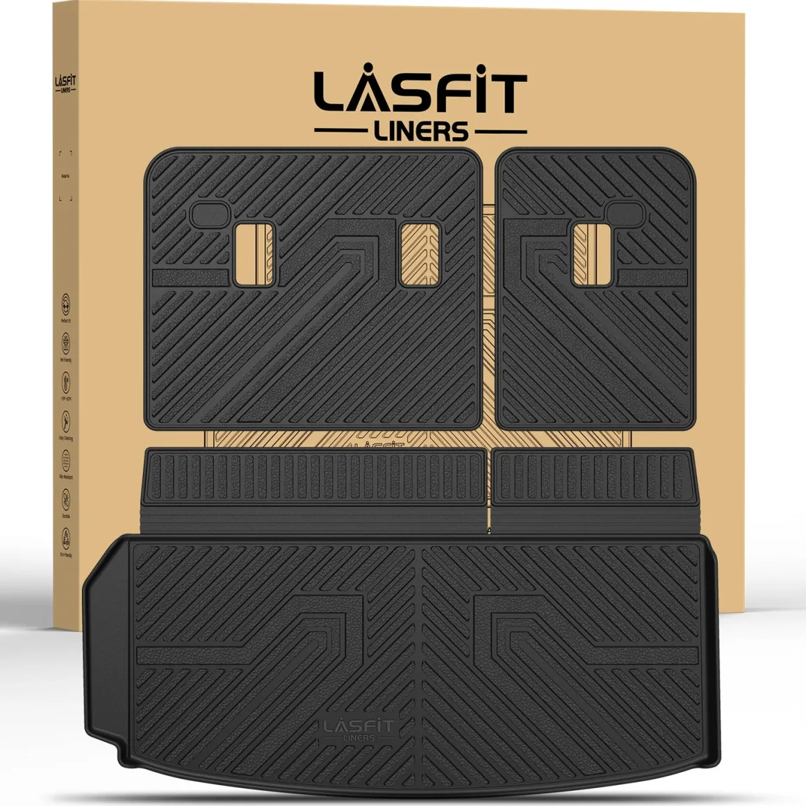 Fit for 2024-2026 GMC Acadia Floor Mats or 3rd Row Seatback & Cargo Mat