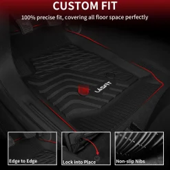 Fit for 2015-2022 GMC Canyon Custom Floor Mats, Fit Carpet Floor Only