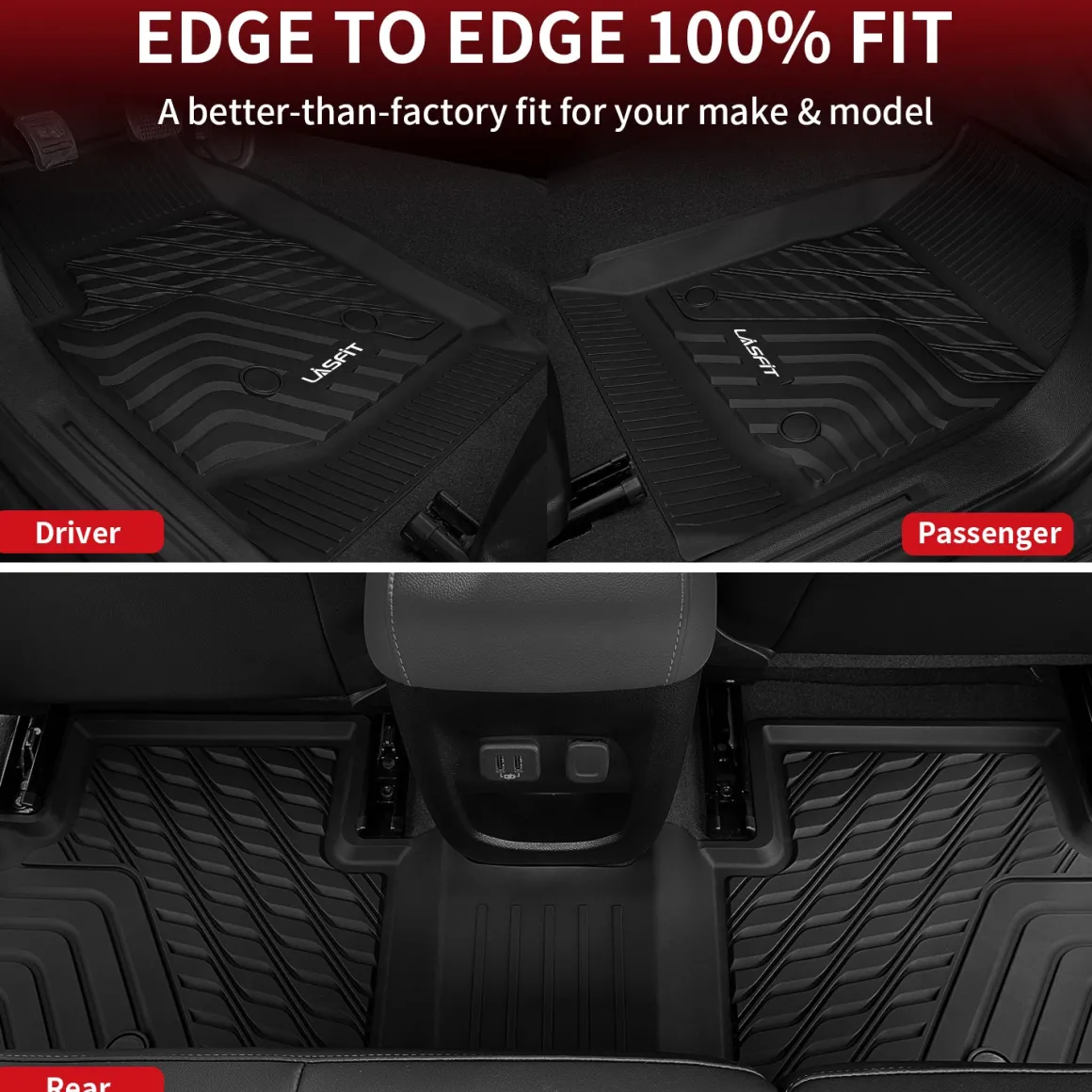 Fit for 2015-2022 GMC Canyon Custom Floor Mats, Fit Carpet Floor Only