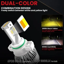 Fit for 2015-2022 GMC Canyon The Brightest LED Bulbs Upgrade | Tested and Verified