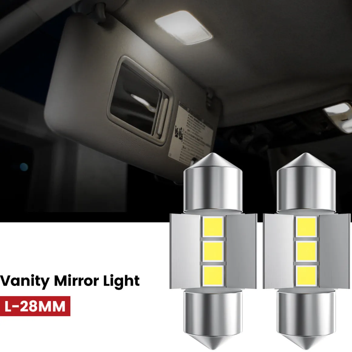 Fit for 2015-2022 GMC Canyon The Brightest LED Bulbs Upgrade | Tested and Verified