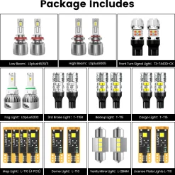 Fit for 2015-2022 GMC Canyon The Brightest LED Bulbs Upgrade | Tested and Verified